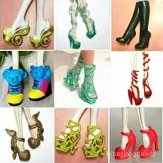 Sapatos de brinquedo Monster High, botas G3 de terceira geração, sapatos de brinquedo, sapatos escolares Monster High co