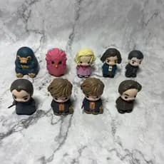 Figuras soltas autênticas Ensky, bonecos de dedo Harry Potter, ornamentos Hermione, PVC, borracha HNXD