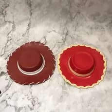 Acessório autêntico de chapéu da Jessie do Toy Story, modelo de ornamento HDT5