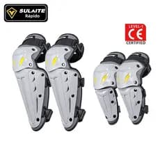 Joelheiras Para Motocicleta , Cotoveleiras , Equipamento De Proteção Andar De Respirável KJ2535