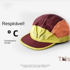 Boné Esportivo Ao Ar Livre , Leve , Respirável , À Prova D'água , Protetor Solar , Simples , Combinando Com Cores , Seca