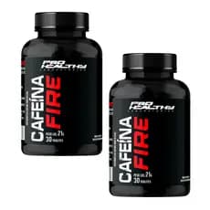 Cafeína 420mg Fire Tabletes - 2x Potes 30 Unid - Pro Healthy
