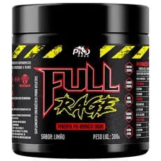 Pre Treino 300g - Full Rage (com 3g Creatina + 2g Beta Alanina + 400mg Cafeína) - Pro Rage