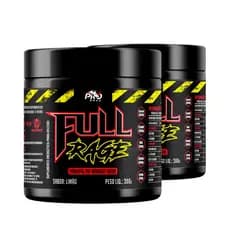 Kit 2x Pre Treino Full Rage (com 3g Creatina + 2g Beta Alanina + 1g Arginina + 400mg Cafeína)