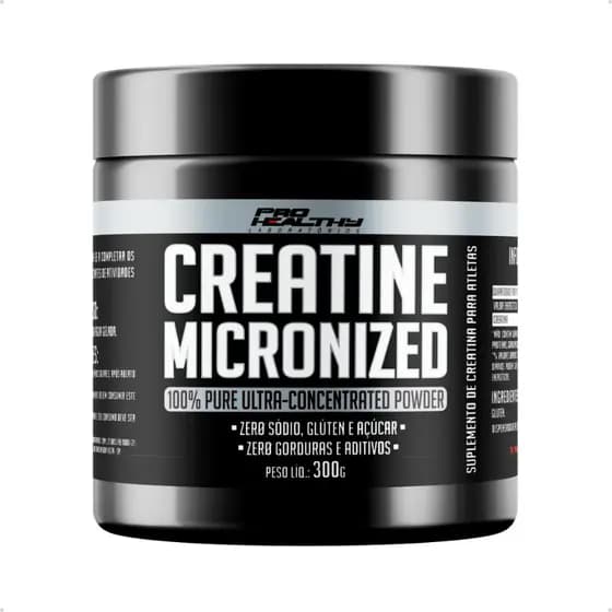 Creatina 300g Pura Micronizada 100% - Creatina Suplemento Fitness - Pro Healthy