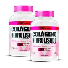 Kit 2x Colágeno Hidrolisado com Betacaroteno + Vit C - 120 Cápsulas - Pro Healthy