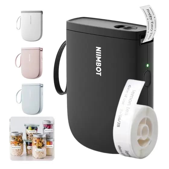 Impressora Térmica D11 D110 Bluetooth Portátil Casa Cozinha Escola Sem Rolo Extra
