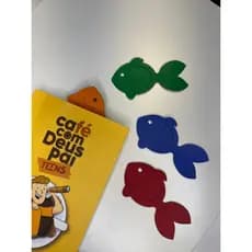 Marca Páginas Kit 6 Uni Tons Coloridos Couro Sintético Devocionais Livros Planner Agendas Escritório