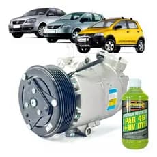 Compressor Ar Polo 1.6 2003 A 2011 Original Delphi + Óleo novo NF