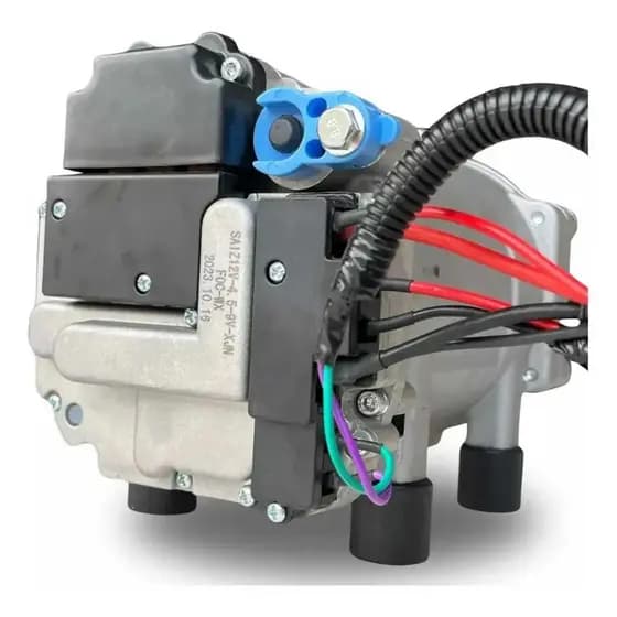 Compressor Ar Elétrico Com Modulo Acoplado 12v + Óleo
