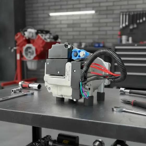 Compressor Ar Elétrico Com Modulo Acoplado 12v + Óleo + Cnx