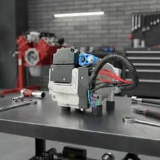 Compressor Ar Elétrico Com Modulo Acoplado 12v + Óleo + Cnx