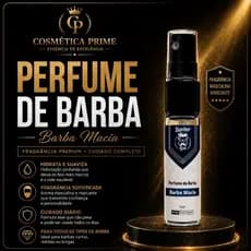 Perfume para Barba Barber Line Barba Macia 15ml Fragrância Masculina Luxuosa Irresistível