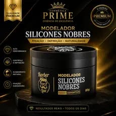 Pomada Modeladora Capilar Premium Silicones Nobres 80g  Efeito Natural Masculino | Cosmética Prime