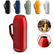 Garrafa Térmica Roma 1 Litro ou 500 ml Café Leite Chá Chimarrão Água quente fria Promoção - Unitermi