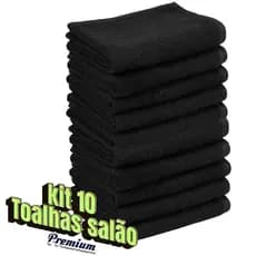Kit 10 Toalhas De Rosto Profissional Atacado P/ Salão Beleza