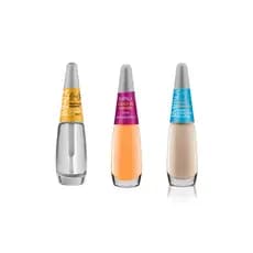 Kit 3 Esmalte Impala Tratamento Casco de Cavalo Força Extrema e Base Bomba
