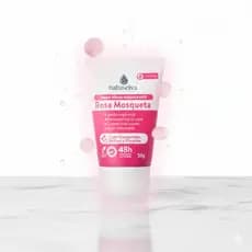 Creme Desodorante Antitranspirante Natuseiva Rosa Mosqueta 50g | Hidrata, Clareia e Protege por 48h