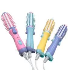 Mini Prancha Cabelo Portátil Bolsa Chapinha Alisadora Escova Elétrica Enrola Modelador Compacta Leve Viagem Retoque