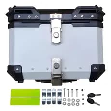 BAU 55 L ALUMINIOR PARA MOTOS ACM COM BASE UNIVERSAL E ABS