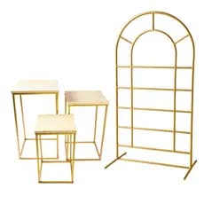 Arco Janela + Trio de Mesa Desmontável Pegue Monte