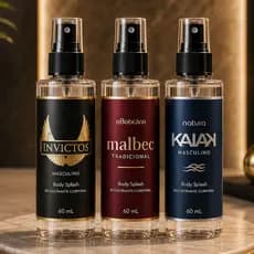 Perfumes Masculinos 60ml Importados Combo com 3 Fragancias Marcantes Longa Duracão Premium