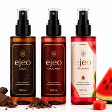 Body Splash Kit 3 Perfume Feminino 200ml ejeo choc, ejeo choc high, ejeo melancia Refrescante