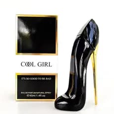 Perfume feminino sapatinho 40ml, cool girl, colecionavel