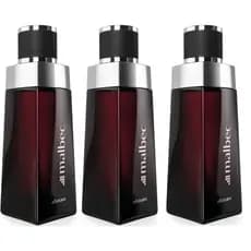 Kit 3 Perfumes Masculinos Malbec Nacional 100ml