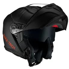 CAPACETE RACE TECH SIGNAL ESCAMOTEAVEL ARTICULADO BARATO PRETO ROBOCOP ÓCULOS INTERNO
