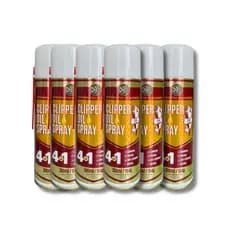 Kit 6 un Óleo Spray Lubrificante De Máquinas Clipper Oil 30ml-Ferramentas de Barbeiro