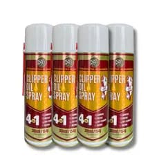 Kit 4 un Óleo Spray Lubrificante De Máquinas Clipper Oil 30ml-Ferramentas de Barbeiro