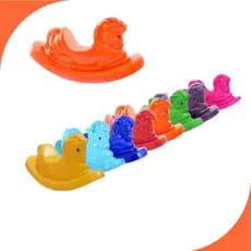 Gangorra Crianças Até 6 Anos - balanço Cavalinho Playground Resistente