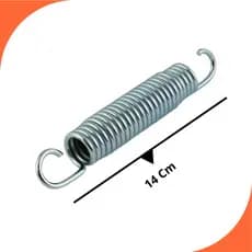 Kit com 1 ou 10 Unidades de mola 14cm p/ Cama elástica, pula pula, Trampolim