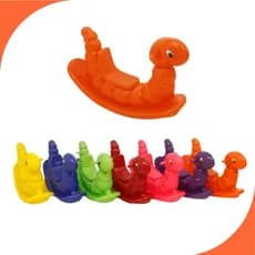Nhoca Gangorra Infantil Lagarta -Brinquedo Infantil Meninos e Meninas