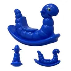 Balanço Cavalinho Gangorra Infantil – Brinquedo Seguro e Divertido para Crianças Azul