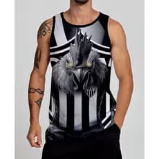 Camiseta sem Manga Galo Mineiro Poliéster estampa total