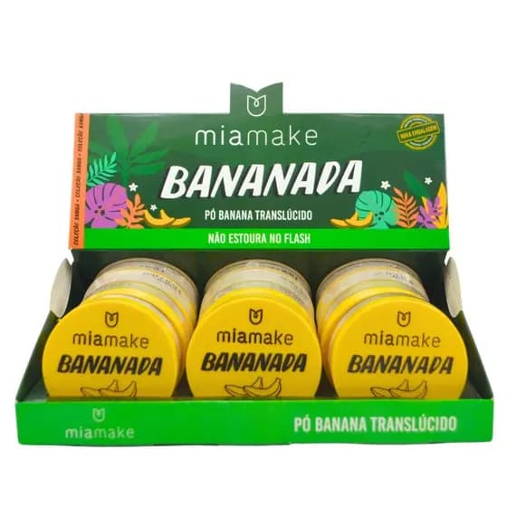 Box 12 Pó Banana Não Estoura no Flash Mia Make