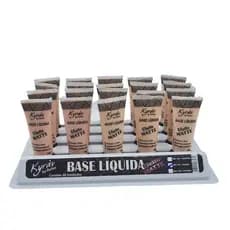 Box 20 Base Líquida Efeito Matte Cores Claras Kyrav