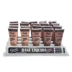 Box 20 Base Líquida Efeito Matte Cores Escuras Kyrav