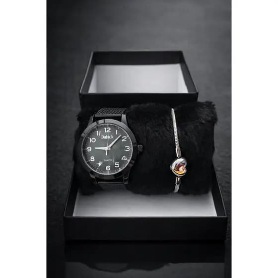 Kit Relógio Feminino com Pulseira + Caixa – Elegância e Estilo em um Só Presente
