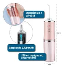 Irrigador Bucal Profissional Portátil Recarregável Para Limpeza Bucal Irrigador Dental