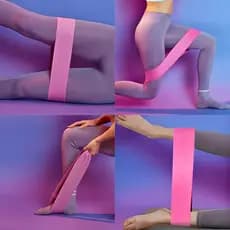 Kit 3 Faixas Elásticas De Exercício Hip Resistance Bands Para Malhar em Casa