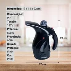 Passadeira Vapor Passar Roupas Tecidos Ferro Desamassar Camisa Social Lavanderia Blusa