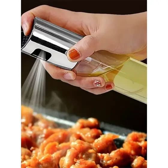 3 Peças Spray Borrifador Azeite Vinagre Vidro 100ml Borrifador Premium Kit Adequado para Cozinhas