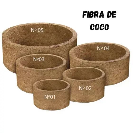 Vaso Xaxim Ecológico Fibra De Coco - DW
