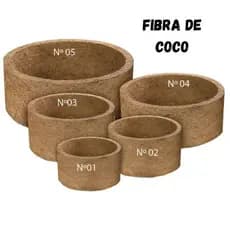 Vaso Xaxim Ecológico Fibra De Coco - DW