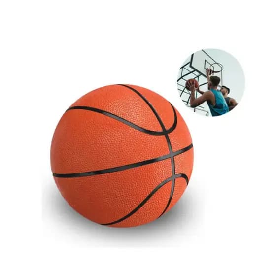 Bola De Basquete Tamanho Real Laranja Marrom