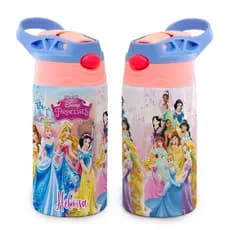 Garrafa Princesas Térmica Infantil Magia e Encanto