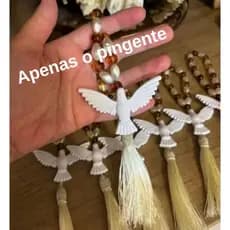 Kit com até 20 Pingentes Espírito Santo para confecção de artesanatos 5cm x 7,5cm